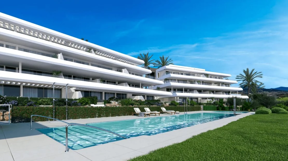 Absolute Estepona — modern appartementencomplex met zwembad en zeezicht