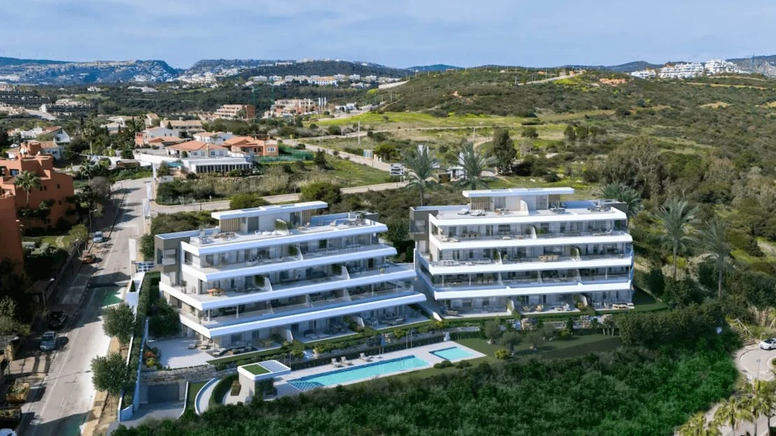 Interieur van een Absolute Estepona appartement met open leefruimte