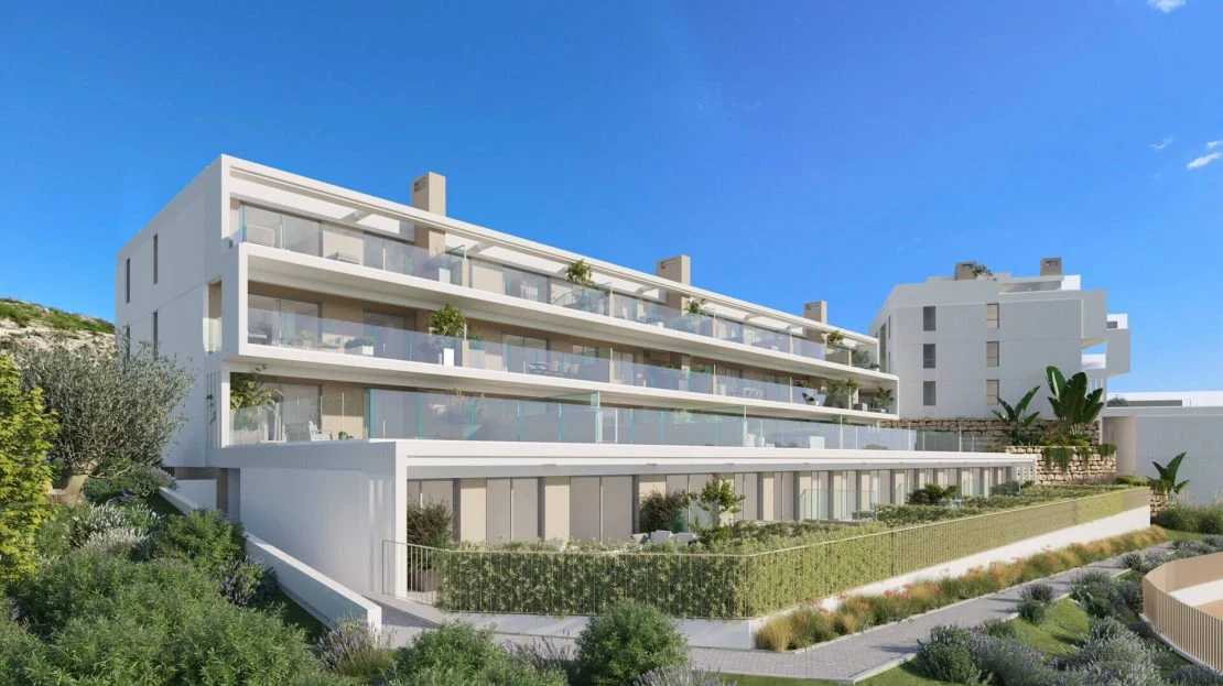 Terras met uitzicht en mediterrane sfeer