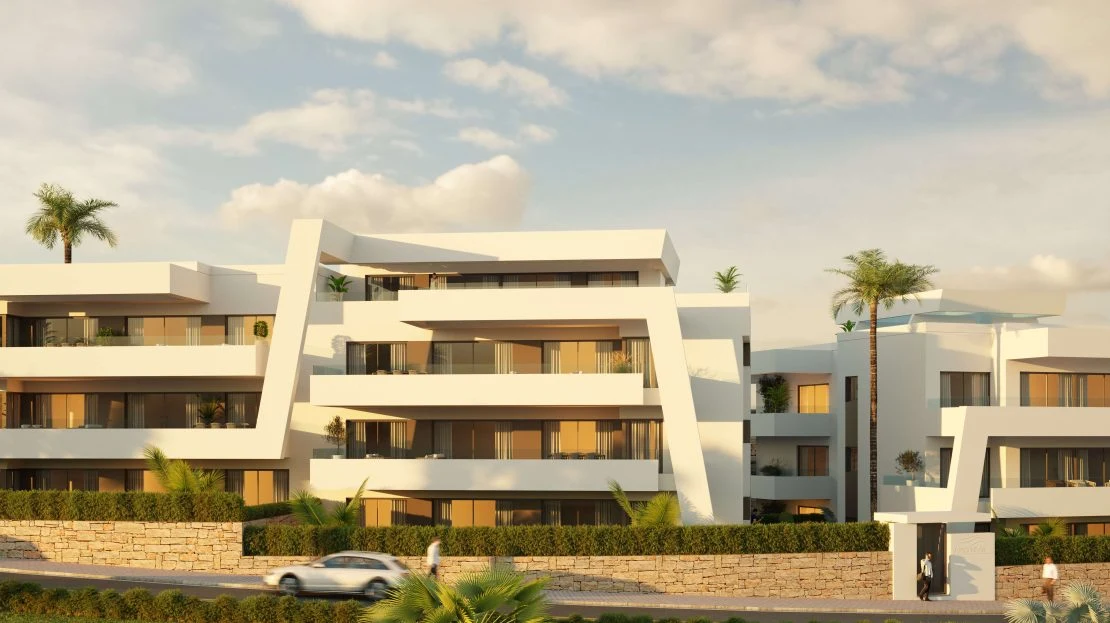 Aires del Mar — modern appartementengebouw in Estepona