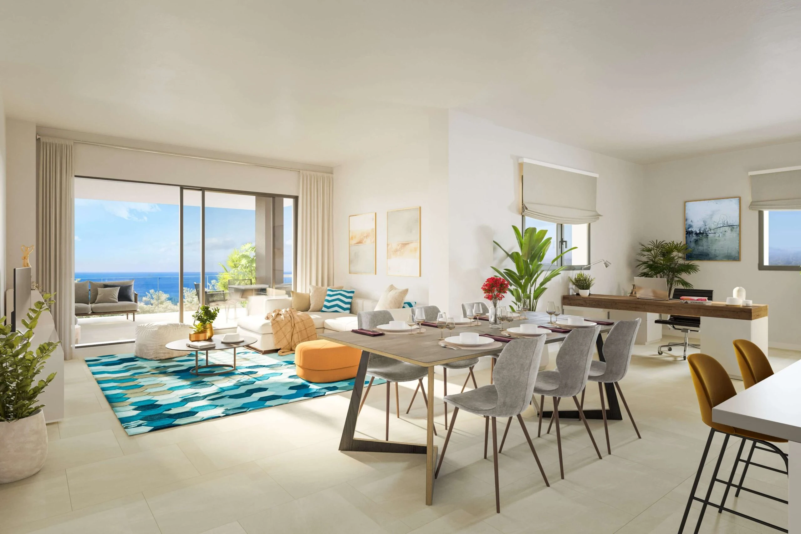 Woonkamer interieur Alba Benalmádena