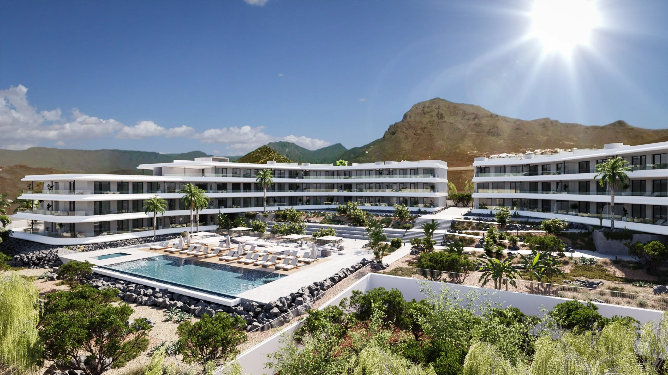 Atlantic Homes Tenerife exterieur gebouw overzicht