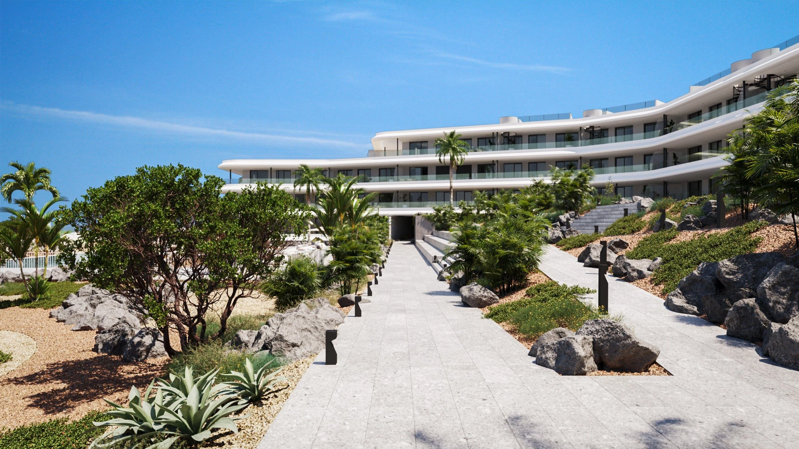 Atlantic Homes Tenerife gevel detail architectuur