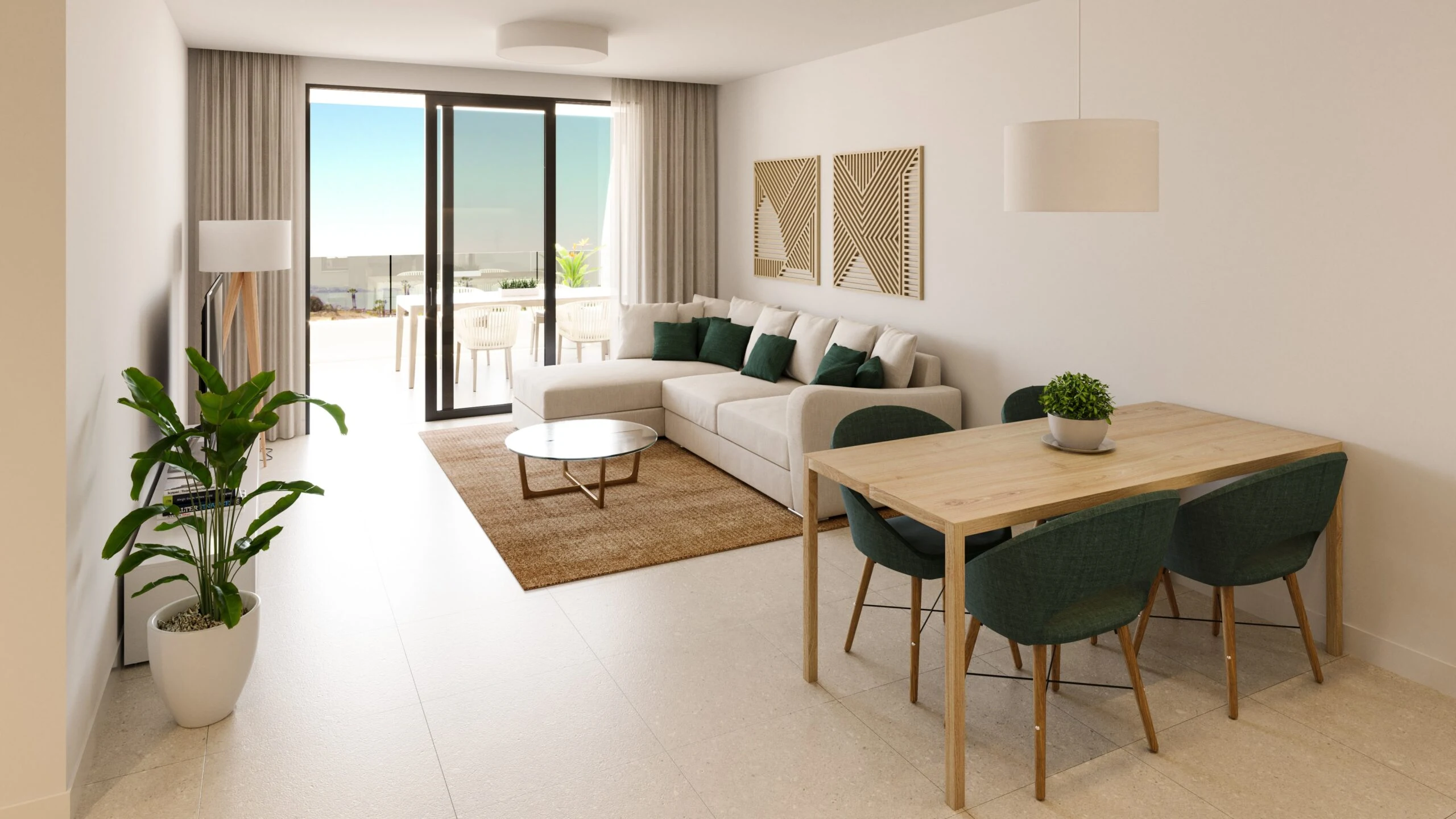 Atlantic Homes Tenerife salon interieur daglicht