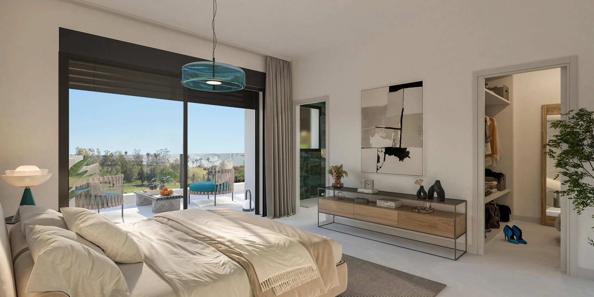 Luxueuze masterbedroom suite