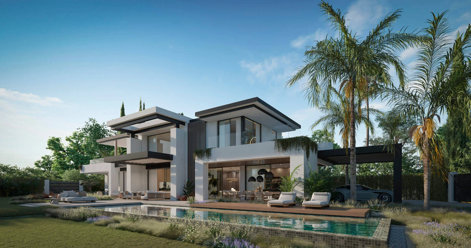 Blume — villa met zwembad en loungezone