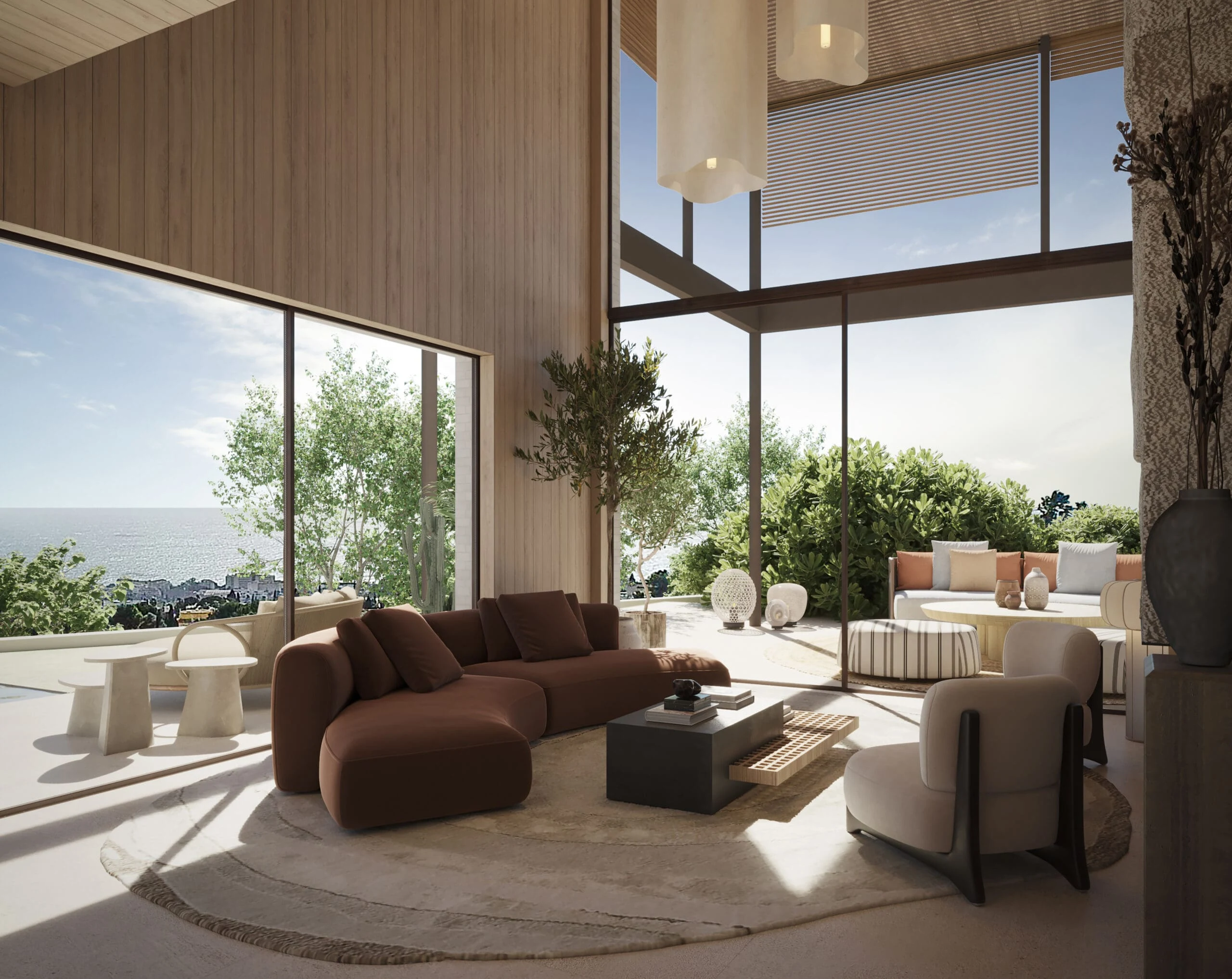 Camojan Six Marbella villa salon interieur