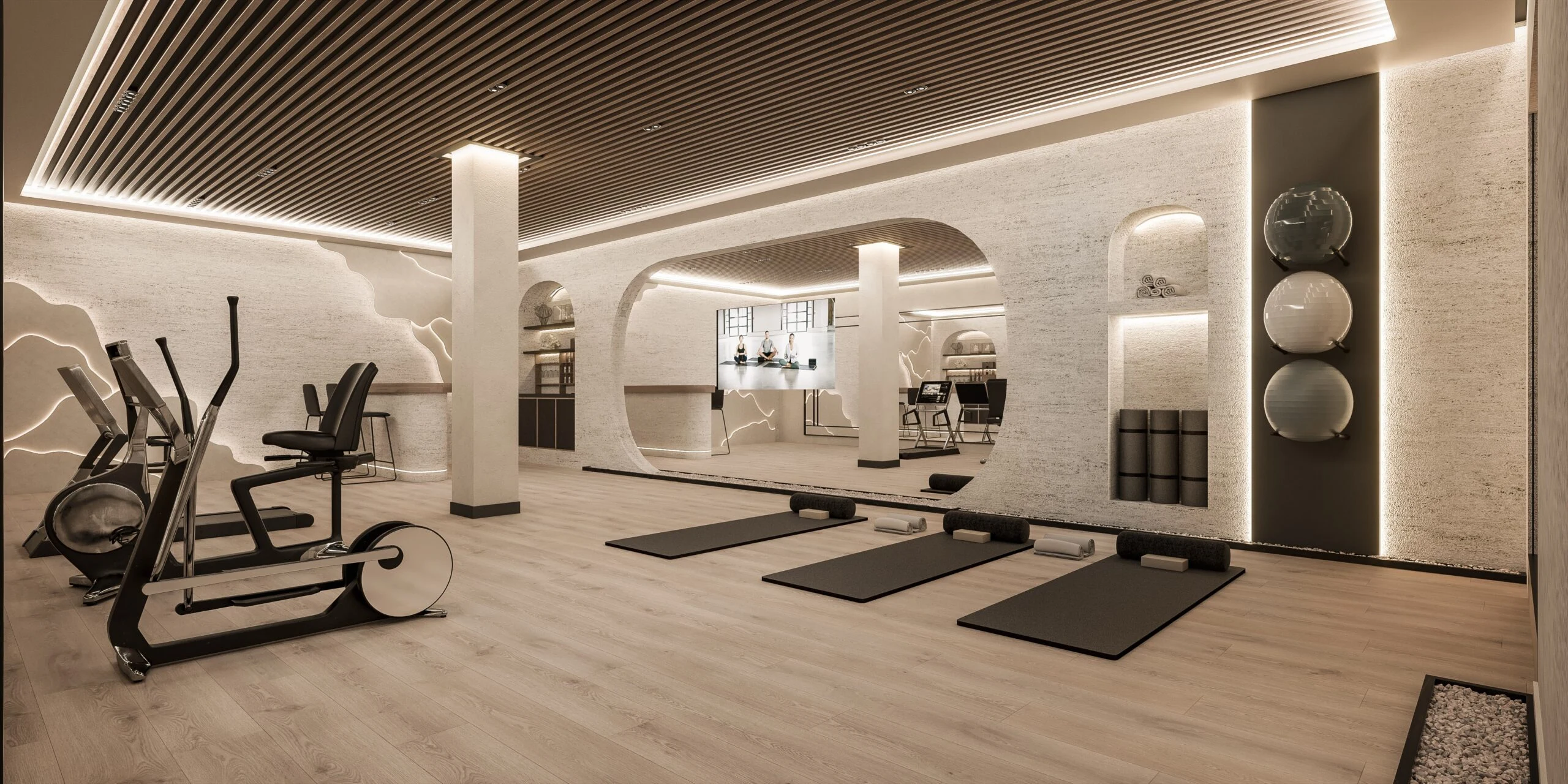 Camojan Six Marbella villa gym fitness
