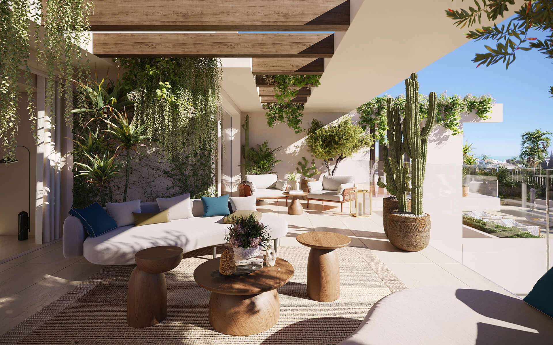Semi-penthouse terras Earth Marbella Golden Mile