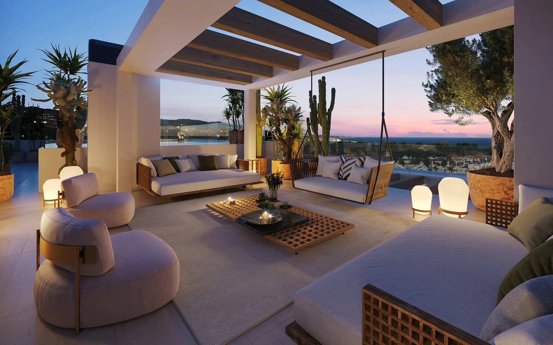 Penthouse solarium Earth Golden Mile Marbella