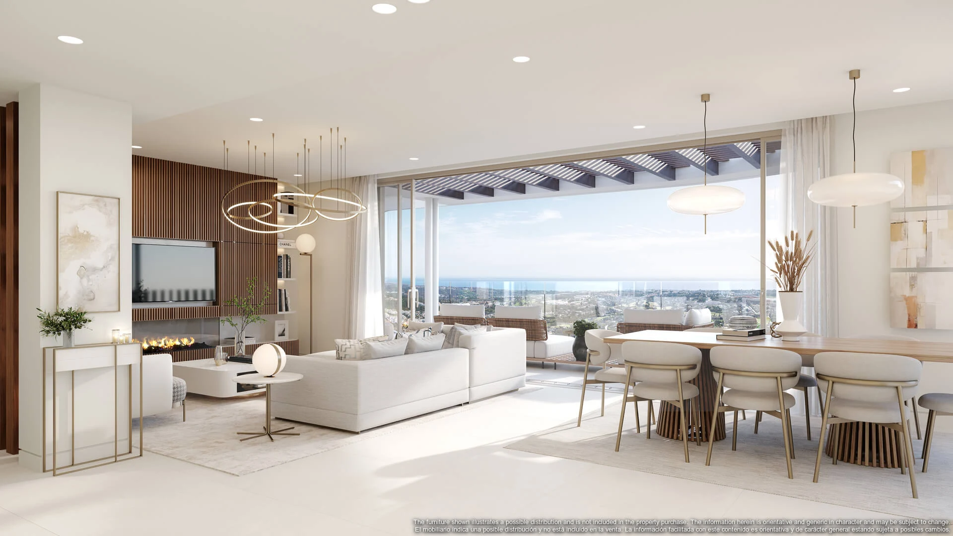 Woonkamer Enebros Marbella