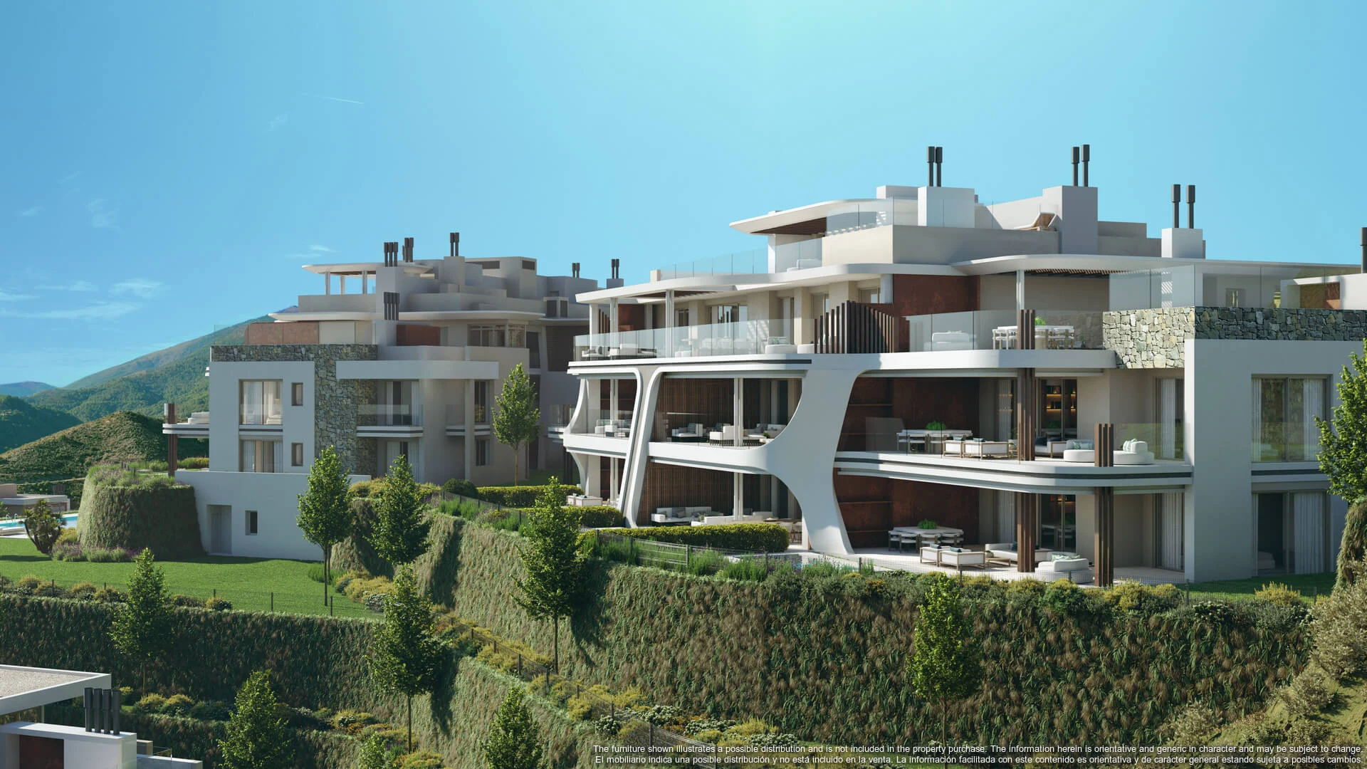 Exterieur Enebros Marbella overdag