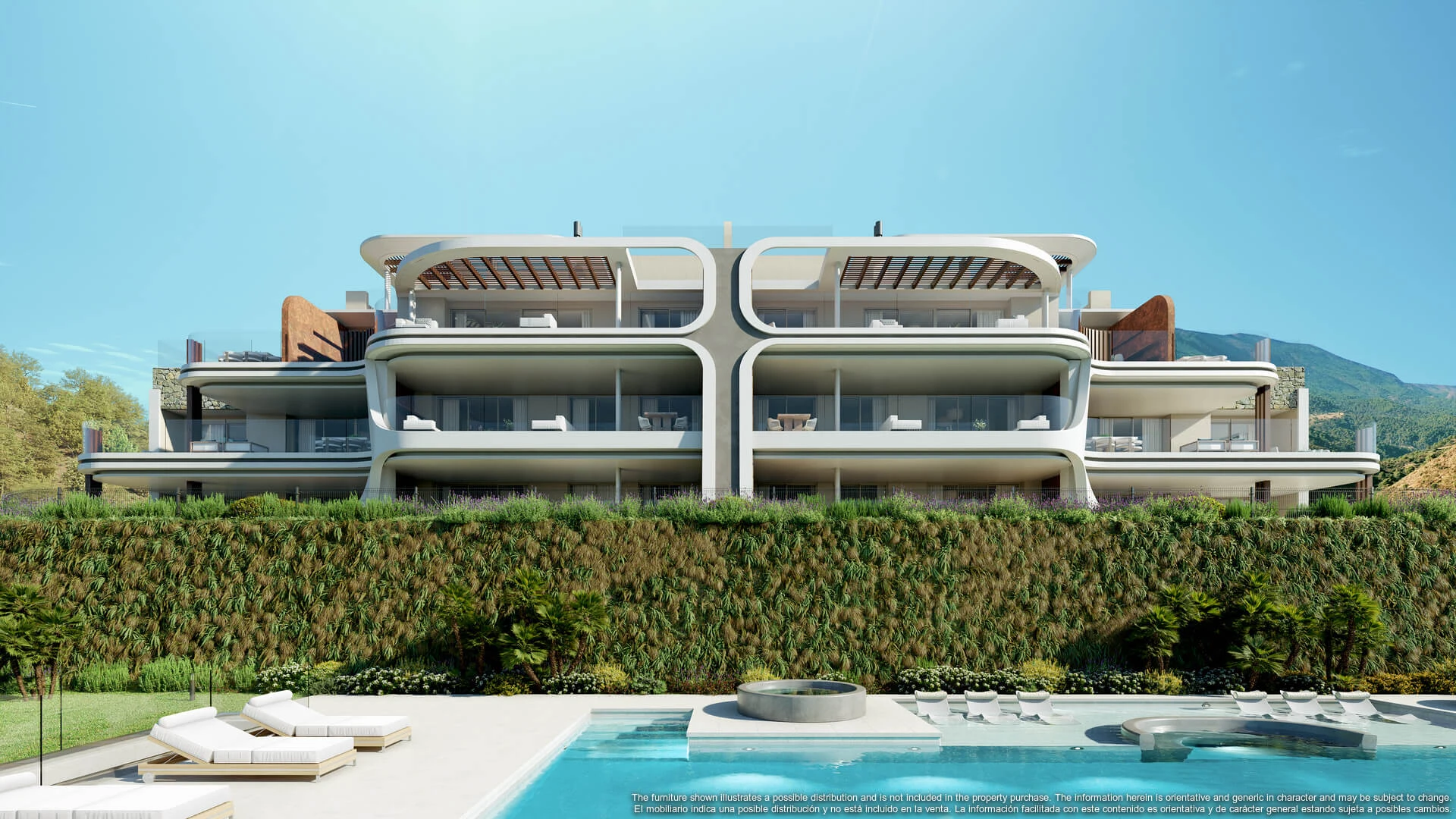 Zwembad met uitzicht Enebros Marbella