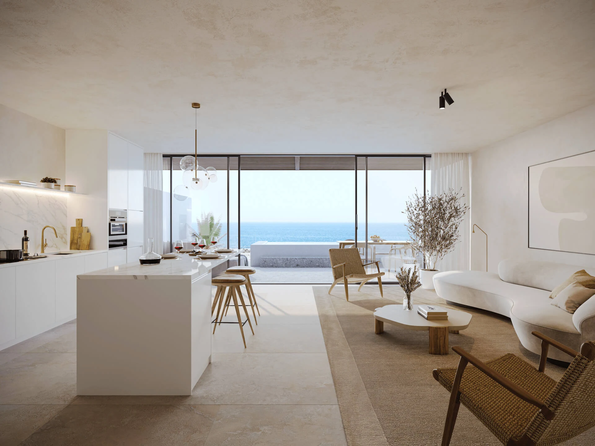 Woonkamer appartement Iconic Tenerife