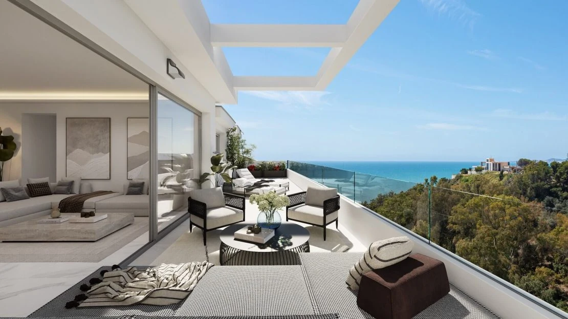 Exterieur van Macan Beach Residences met moderne architectuur