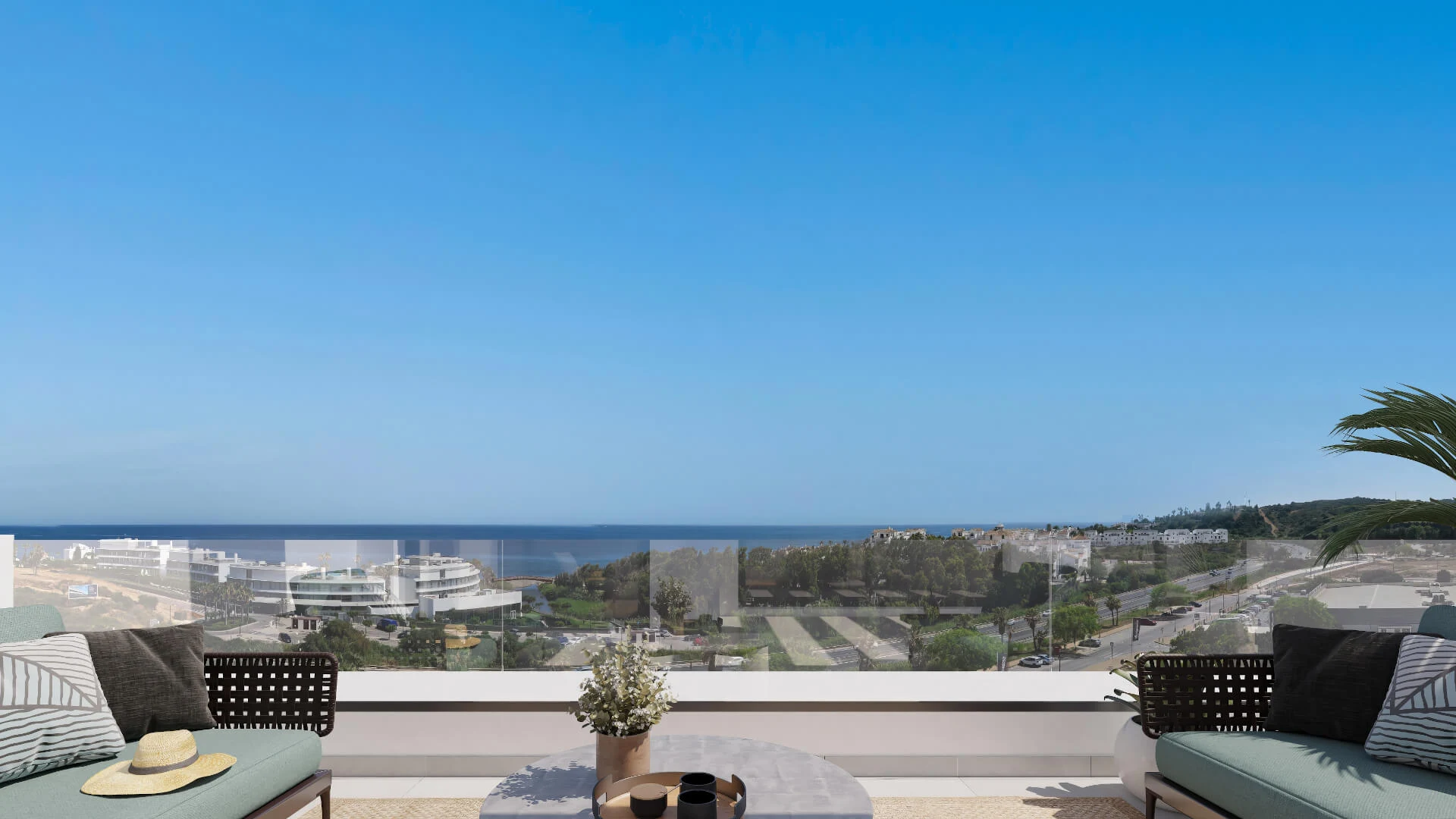 Mãla Kai Estepona terras met zeezicht