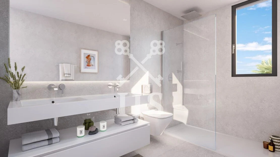 Badkamer van een Medblue appartement