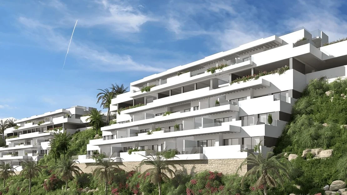 Navigolf Suites — appartementencomplex met zwembad en golfzicht in Mijas