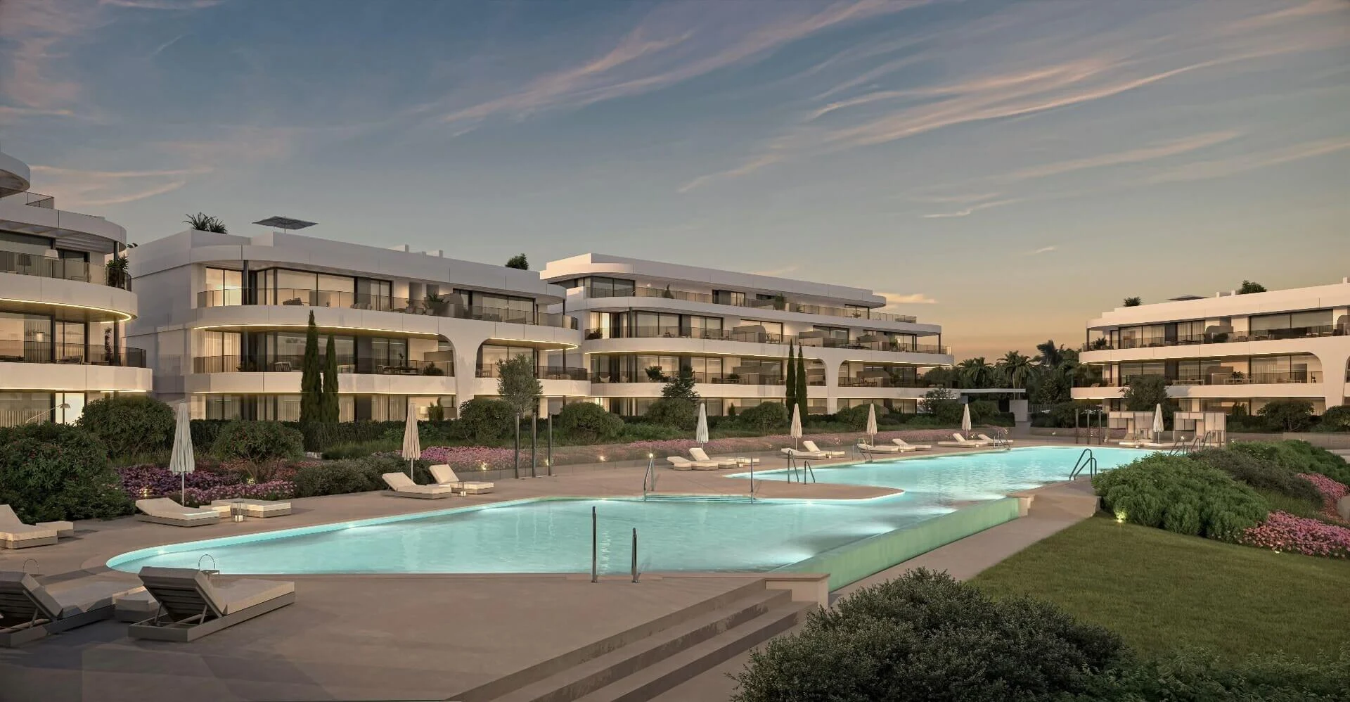 Terras en zeezicht Naya Residences Estepona