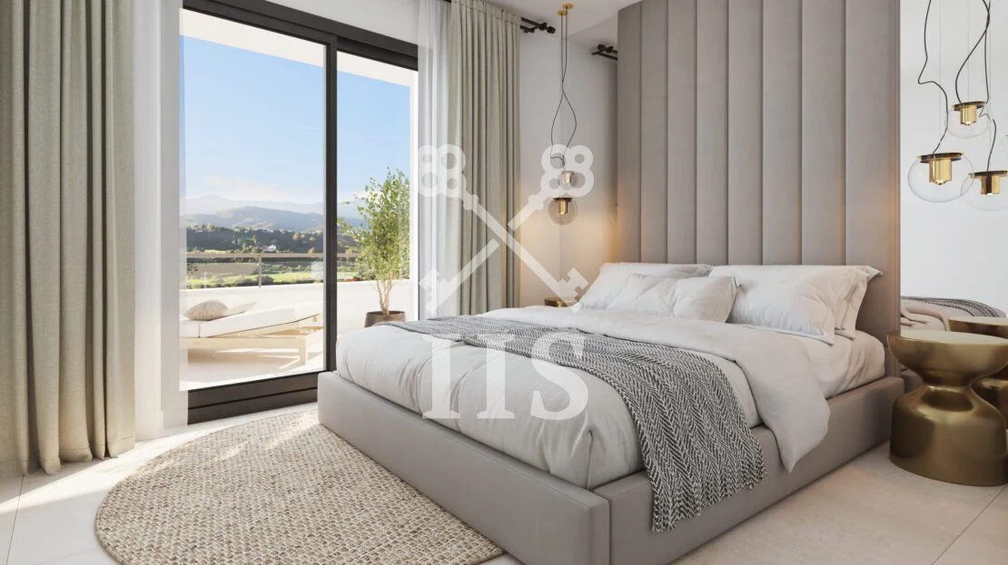 Slaapkamer van een Oceana Gardens woning