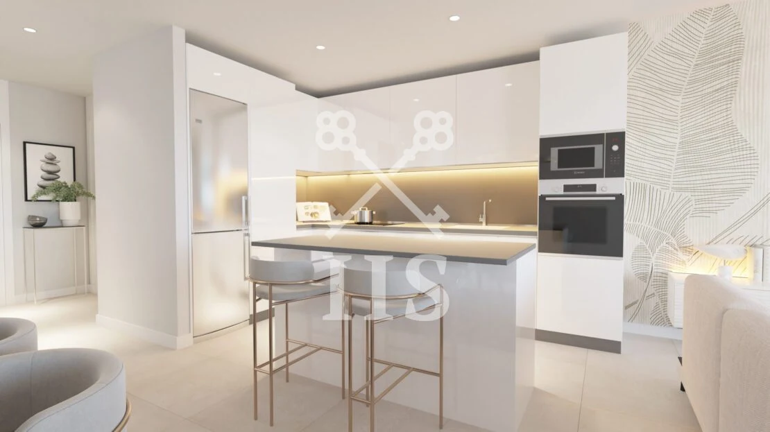 Keuken van een Oceana Gardens woning