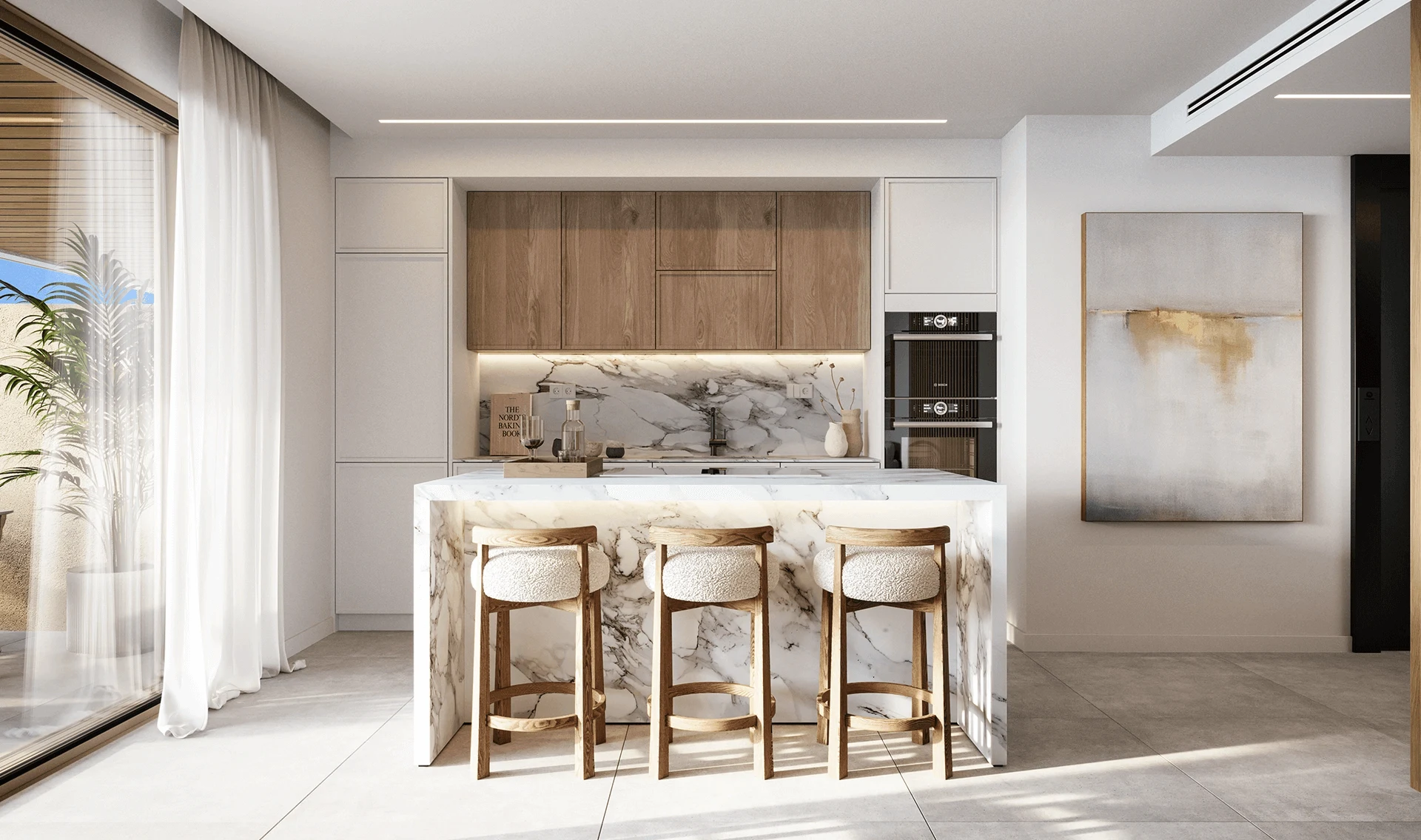 Interieur van een appartement in Omnia Estepona