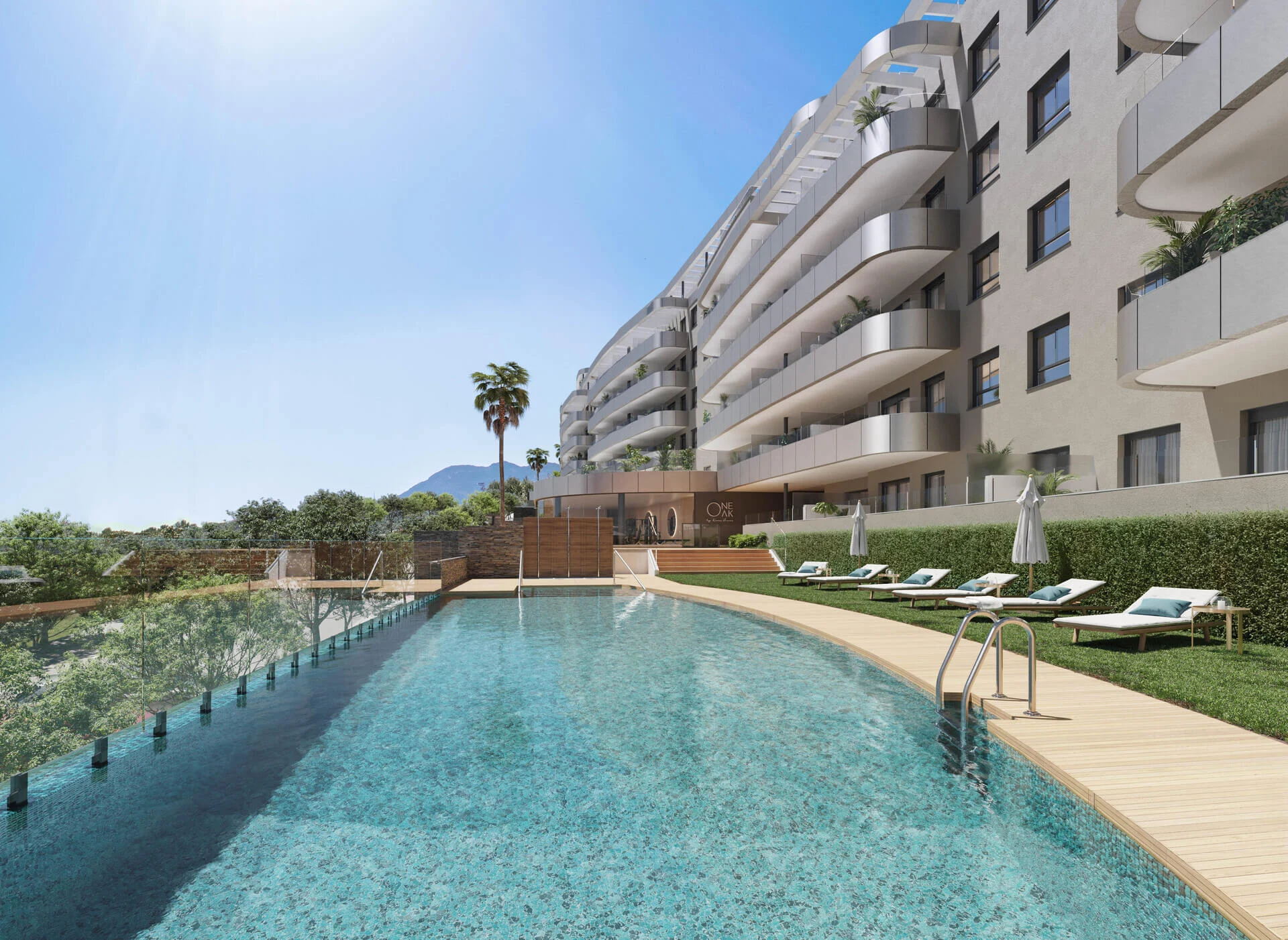 Buitenzwembad van One Oak in Torremolinos