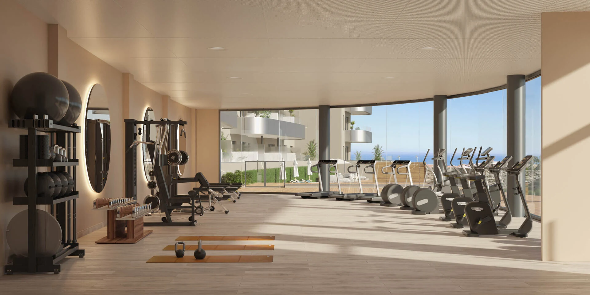 Fitnessruimte van One Oak