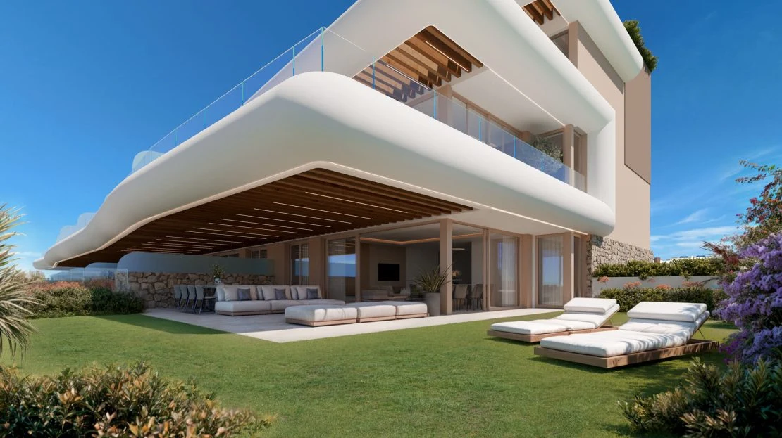 Gelijkvloerse unit van Privilege Suites met privétuin en terras