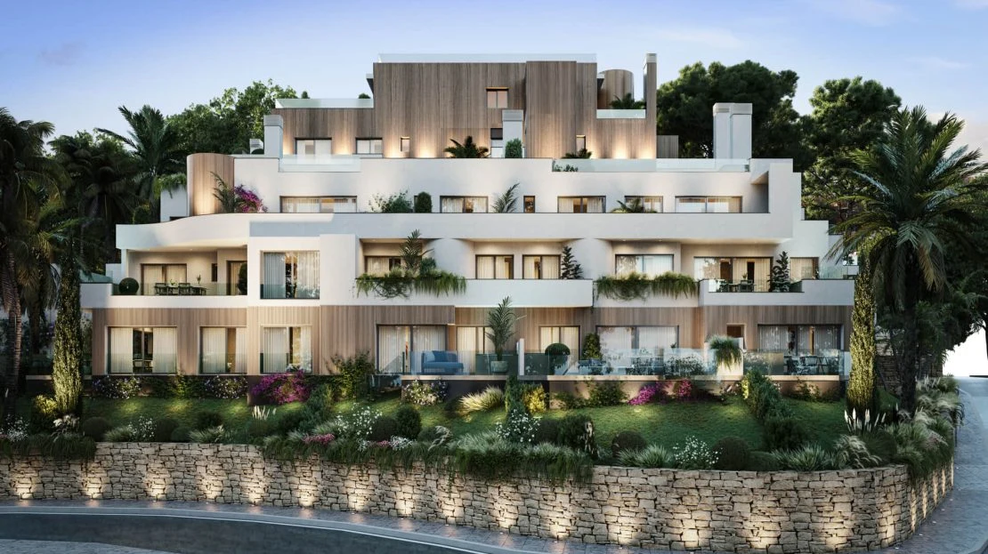Royal River — elegante vooraanzicht van het residentieel complex