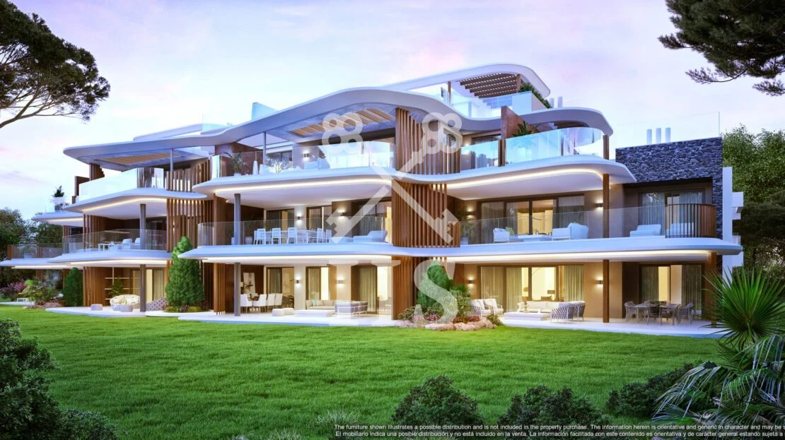 Exterieur van Sabinas fase I met moderne architectuur
