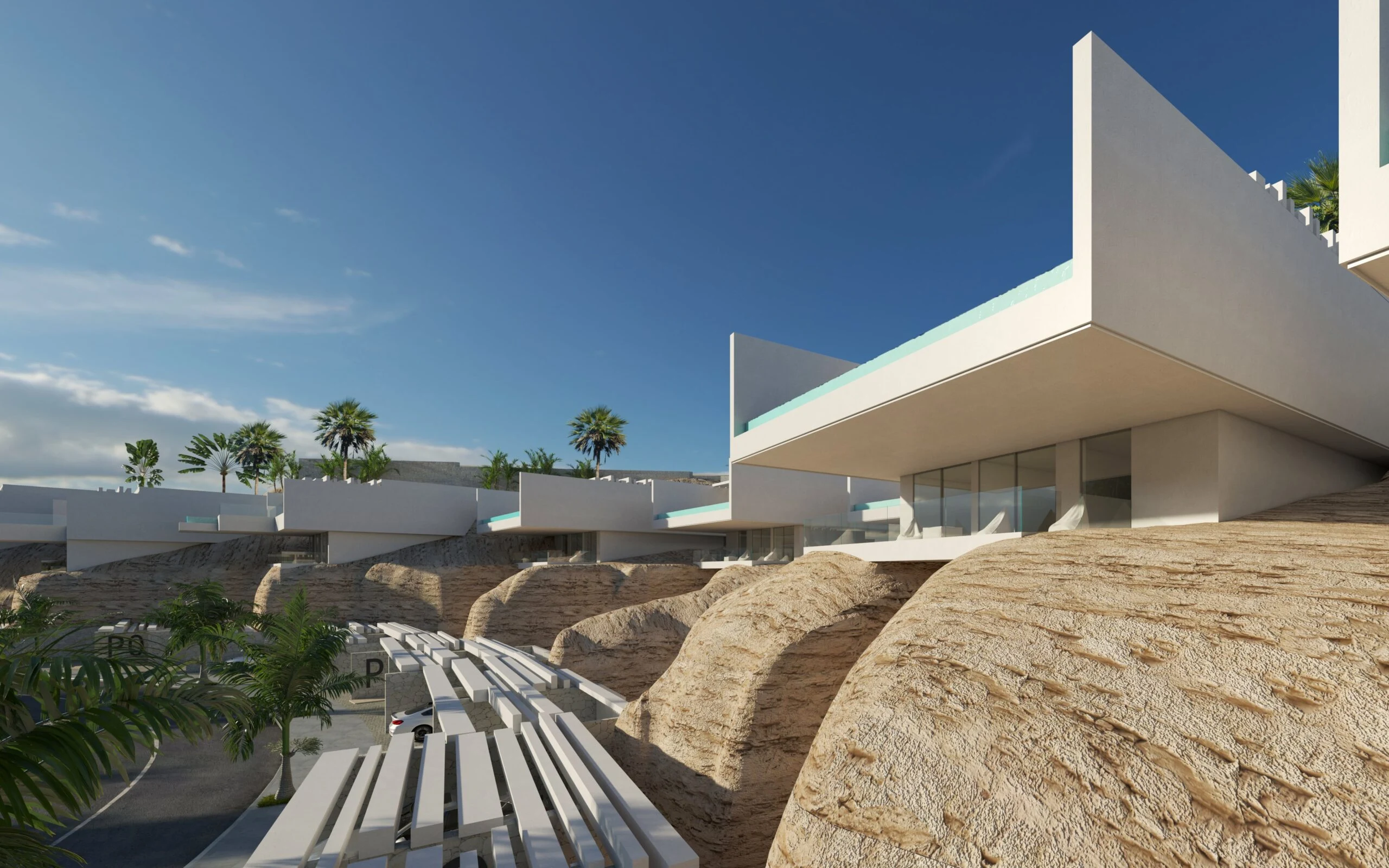 Siam Blue Tenerife villa exterieur overdag