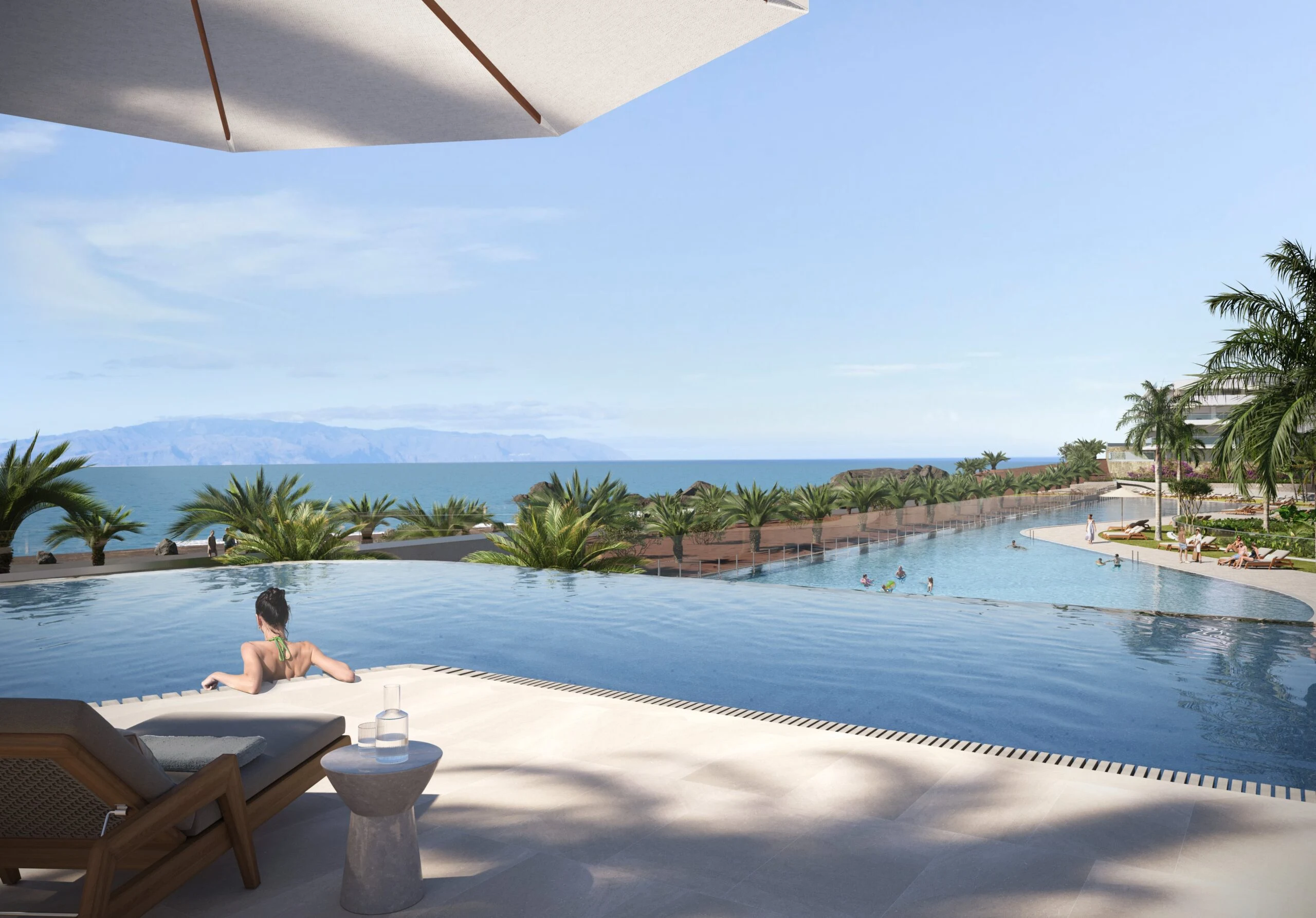 Solum Tenerife appartementen frontline Atlantische Oceaan