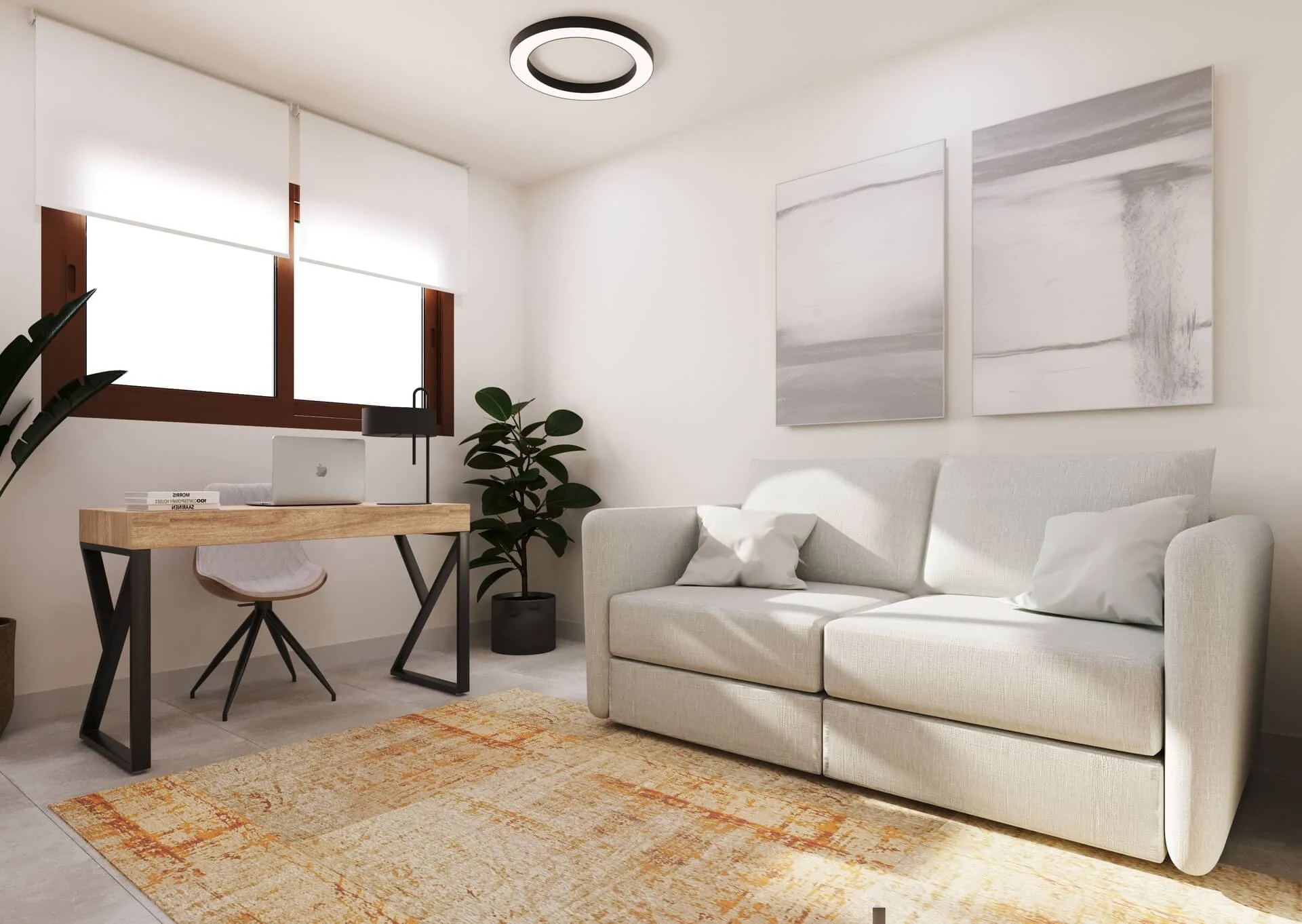 Licht interieur van een appartement in Talaies de Canyamel
