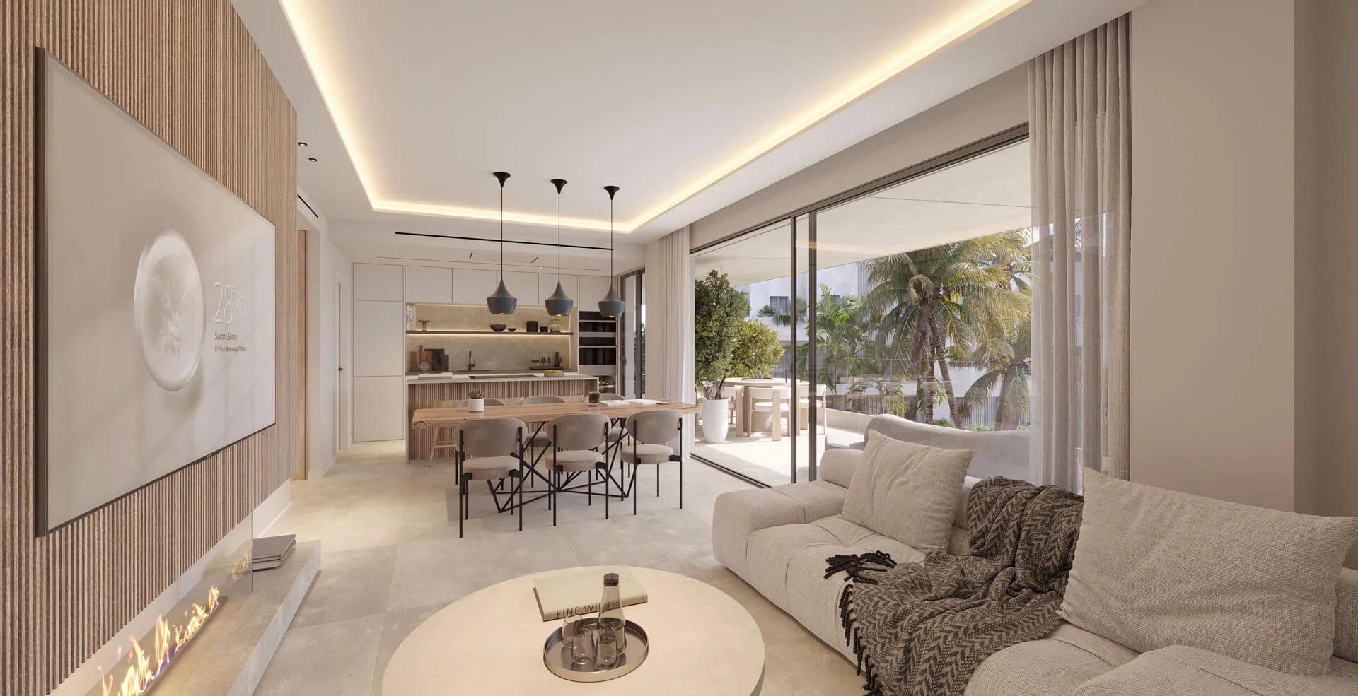 Lichte woonkamer in The Palms at Estepona