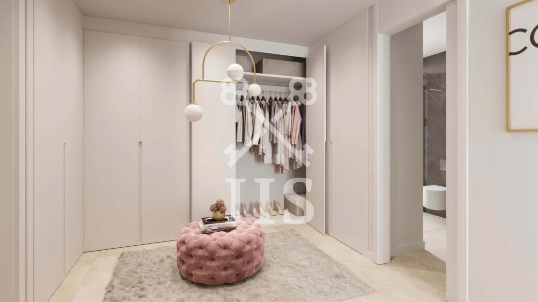 Dressing van een Tiara penthouse