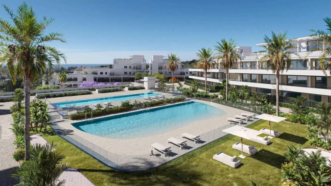 Gemeenschappelijk zwembad van UNELMA Estepona