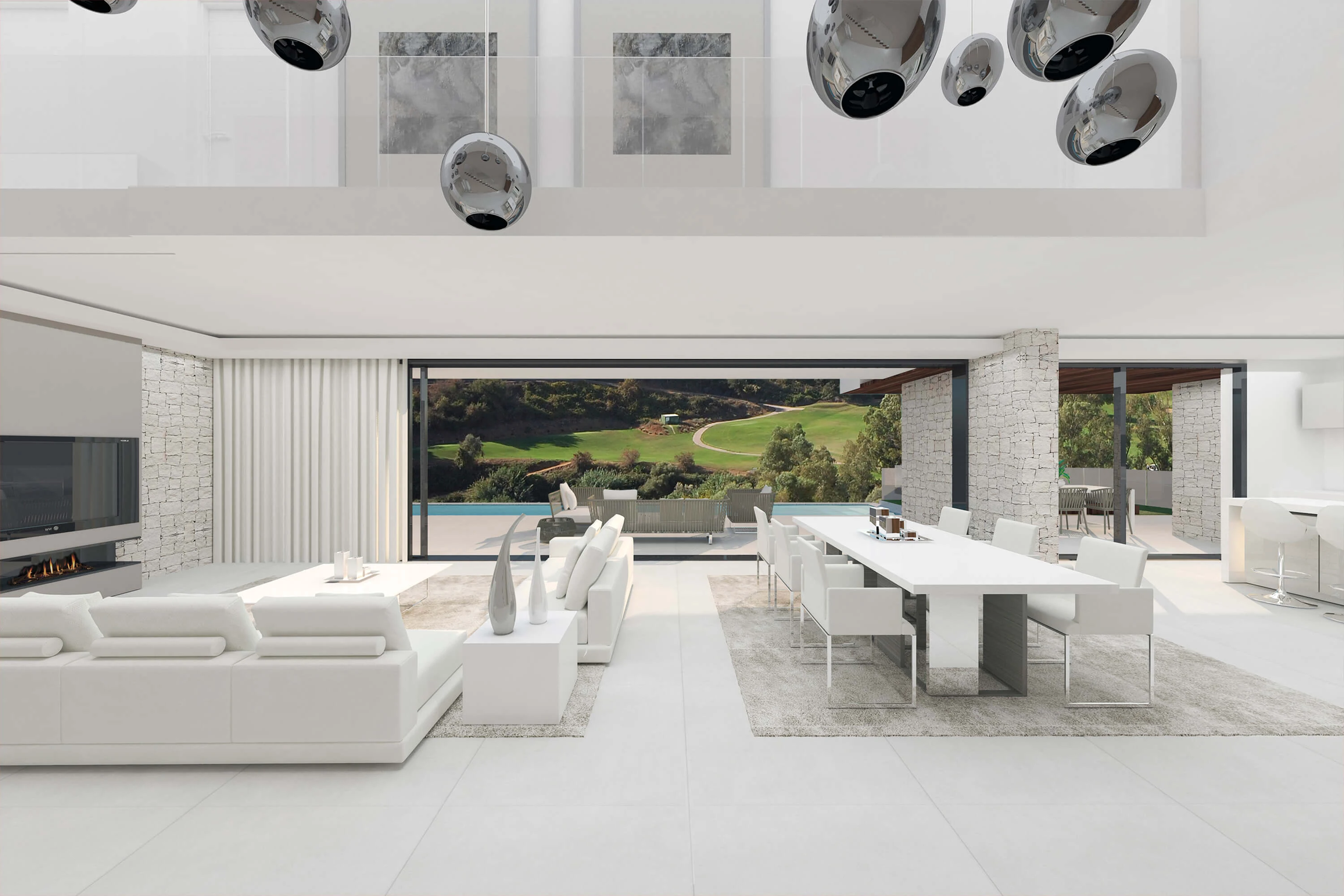 Infinity zwembad van Villa Europa 6