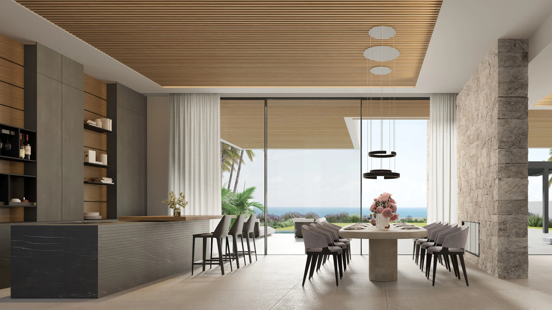 Villa Playa San Pedro eetkamer interieur