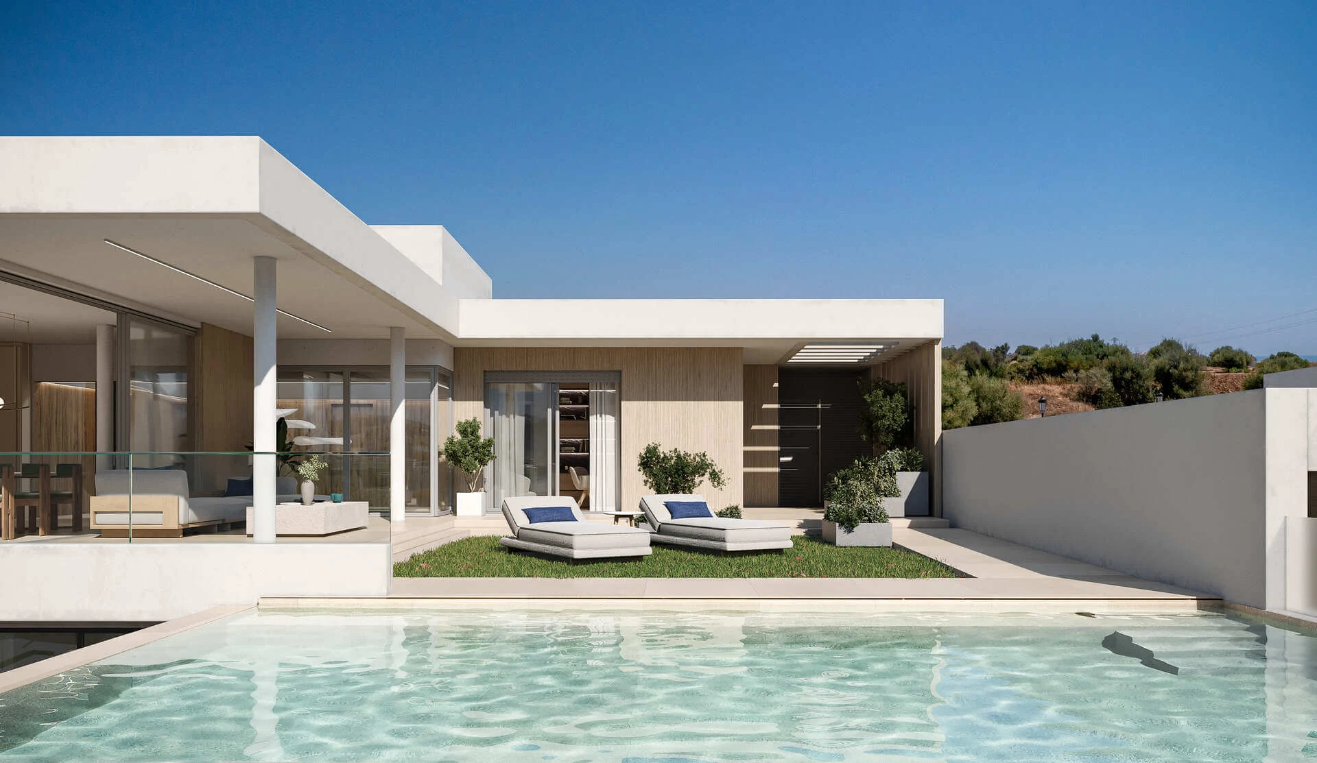 Zwembad Zenity Cyan villa Estepona