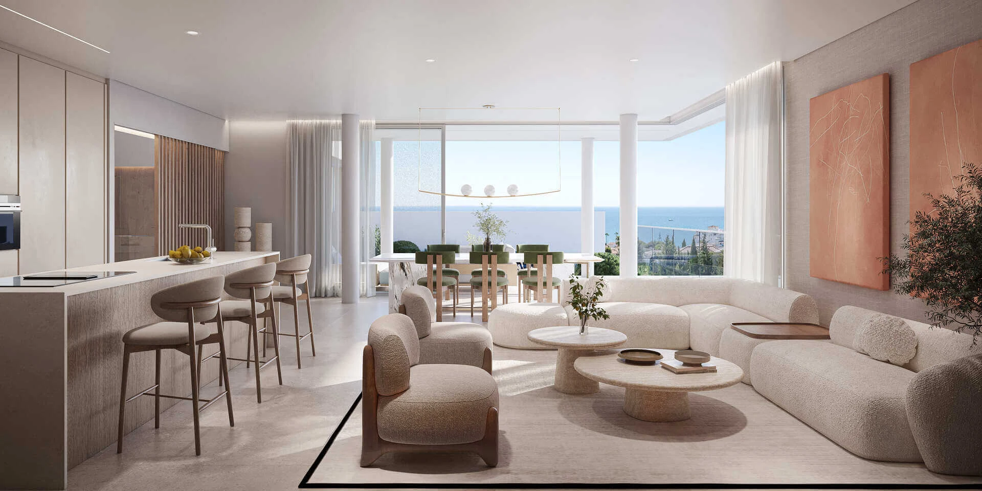 Woonkamer Zenity Cyan Estepona